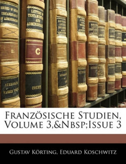 Picture of Franzosische Studien, Volume 3, Issue 3