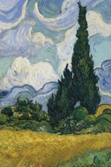 Picture of Vincent van Gogh's Wheat Field with Cypresses - A