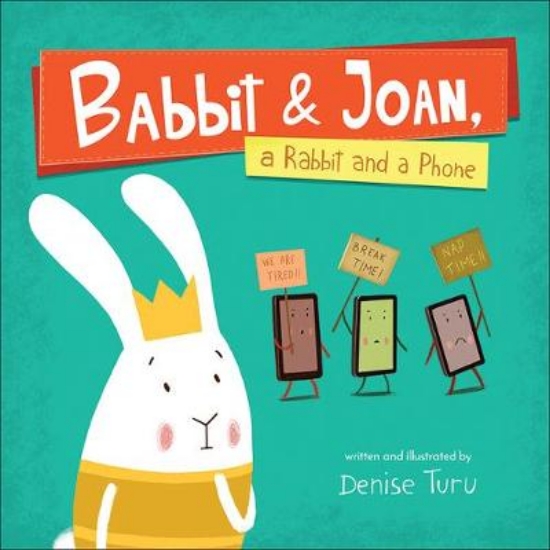 Picture of Babbit and Joan, a Rabbit and a Phone