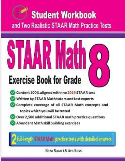 Picture of STAAR Math Exercise Book for Grade 8