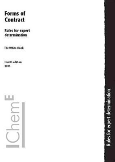 Picture of White Book, Forms of Contract, Rules for Expert De