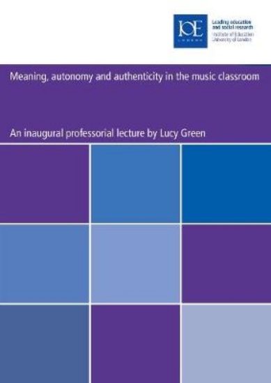 Picture of Meaning, autonomy and authenticity in the music cl