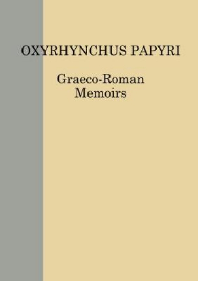 Picture of Oxyrhynchus Papyri. Volume LXXXII