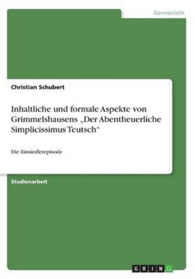 Picture of Inhaltliche und formale Aspekte von Grimmelshausen