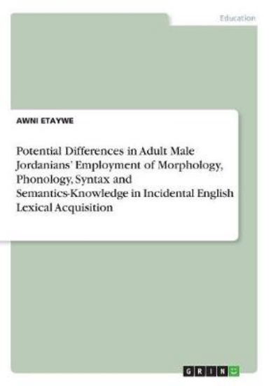 Picture of Potential Differences in Adult Male Jordanians' Em