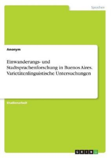 Picture of Einwanderungs- und Stadtsprachenforschung in Bueno