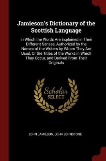 Picture of Jamieson's Dictionary of the Scottish Language