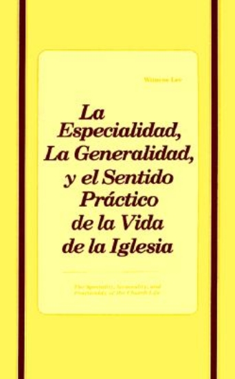 Picture of Especialidad, la Generalidad y el Sentido Practico