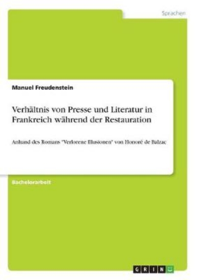 Picture of Verhaltnis von Presse und Literatur in Frankreich