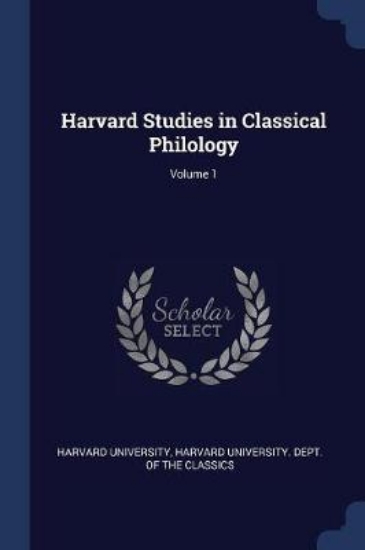 Picture of Harvard Studies in Classical Philology; Volume 1