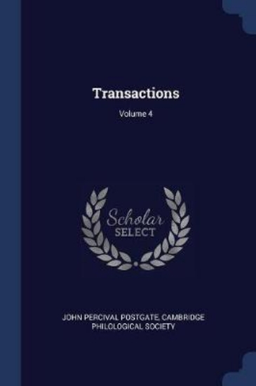 Picture of Transactions; Volume 4