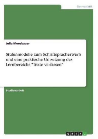 Picture of Stufenmodelle zum Schriftspracherwerb und eine pra