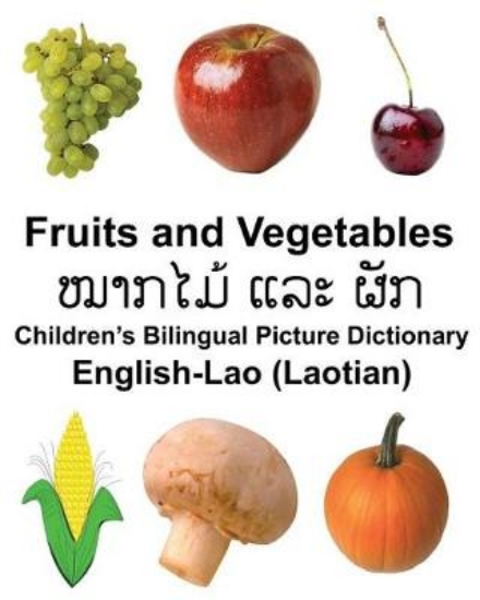 Picture of English-Lao (Laotian) Fruits and Vegetables Childr