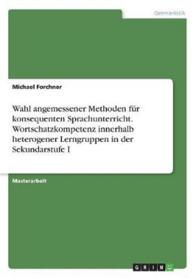 Picture of Wahl angemessener Methoden fur konsequenten Sprach