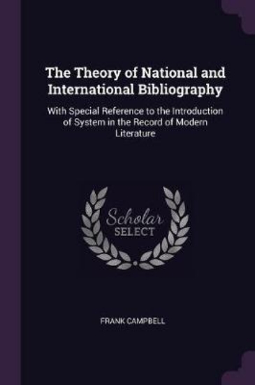 Picture of The Theory of National and International Bibliogra