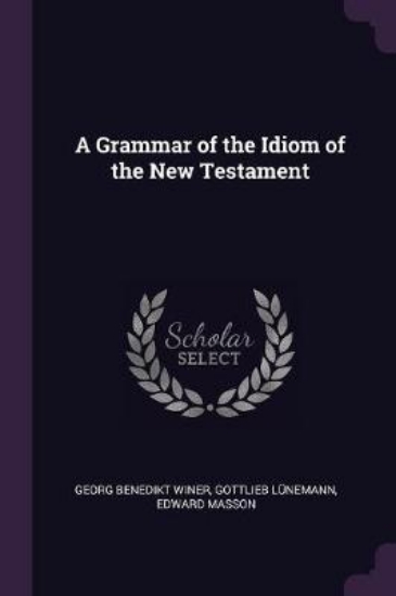 Picture of A Grammar of the Idiom of the New Testament