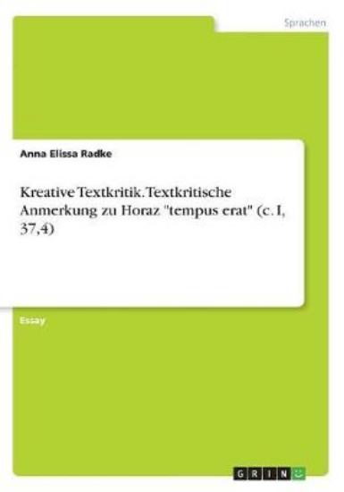 Picture of Kreative Textkritik. Textkritische Anmerkung zu Ho