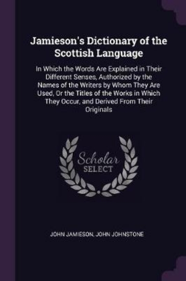 Picture of Jamieson's Dictionary of the Scottish Language