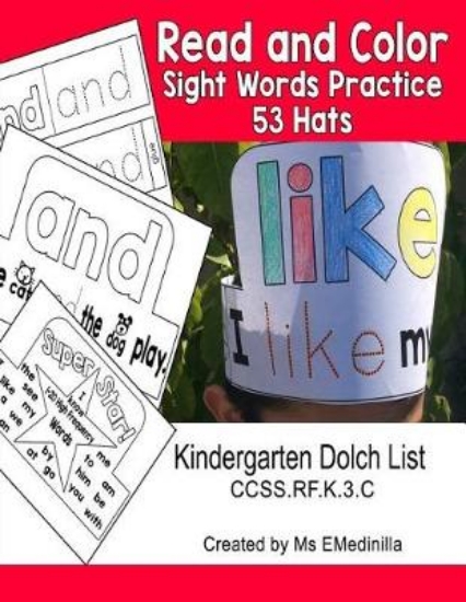 Picture of Read and Color Sight Words Practice 53 Hats