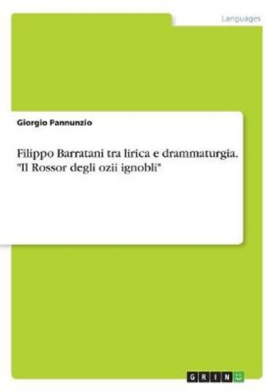 Picture of Filippo Barratani tra lirica e drammaturgia. Il Ro