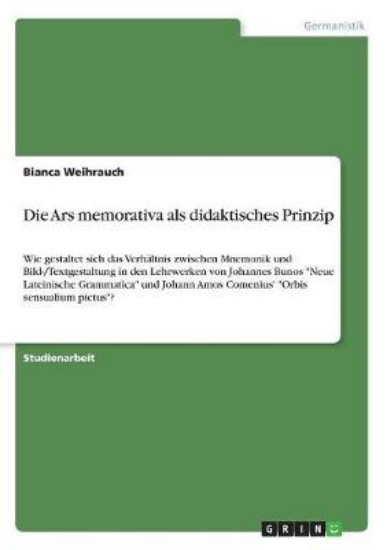 Picture of Die Ars memorativa als didaktisches Prinzip