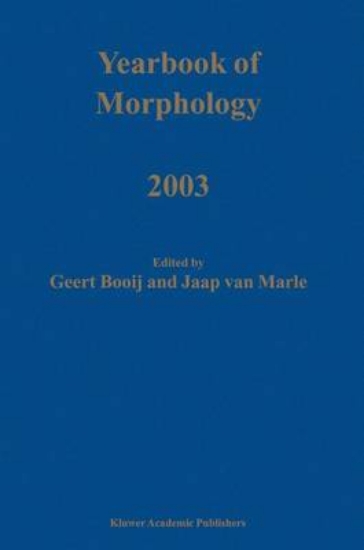 Picture of Yearbook of Morphology 2003