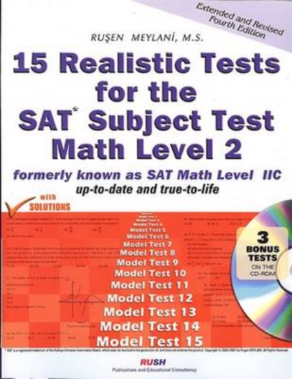 Picture of 15 Realistic Tests for the "SAT" Subject Test Math