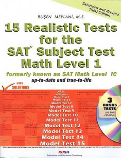 Picture of 15 Realistic Tests for the SAT Subject Test Math: