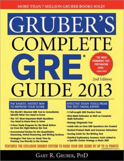 Picture of Gruber's Complete GRE Guide 2013