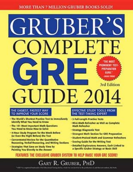 Picture of Gruber's Complete GRE Guide 2014