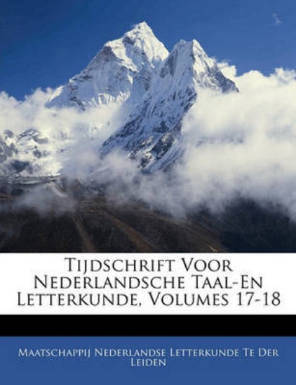 Picture of Tijdschrift Voor Nederlandsche Taal-En Letterkunde