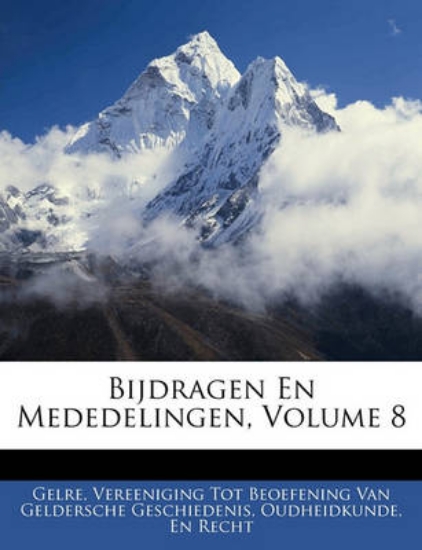 Picture of Bijdragen En Mededelingen, Volume 8