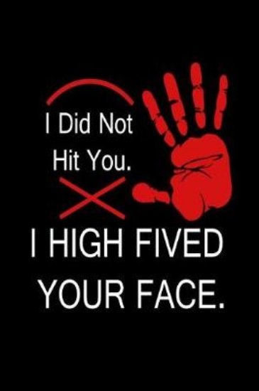 Picture of I Did Not Hit You. I High Fived Your Face.