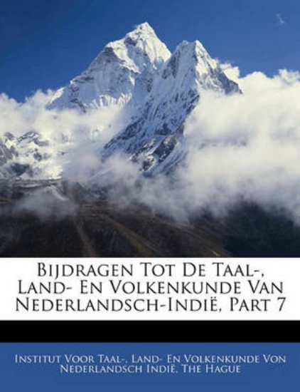 Picture of Bijdragen Tot de Taal-, Land- En Volkenkunde Van N