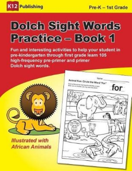 Picture of Dolch Sight Words Practice - Book 1