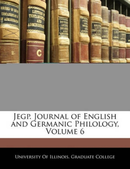 Picture of Jegp. Journal of English and Germanic Philology, V