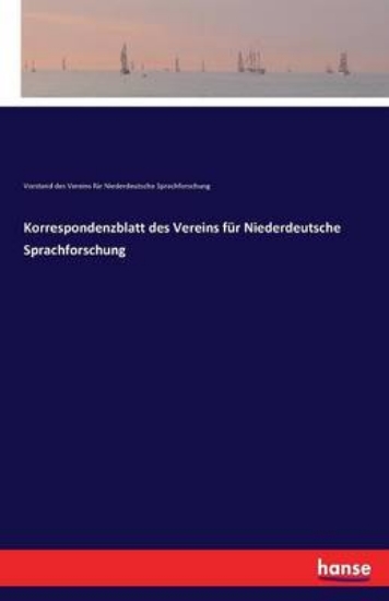 Picture of Korrespondenzblatt des Vereins fur Niederdeutsche