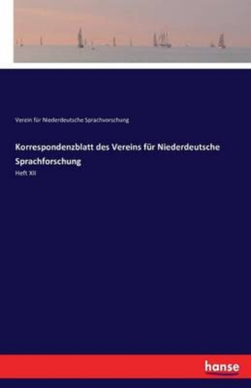 Picture of Korrespondenzblatt des Vereins fur Niederdeutsche