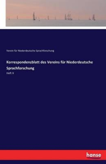 Picture of Korrespondenzblatt des Vereins fur Niederdeutsche