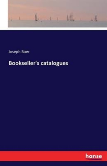 Picture of Bookseller's catalogues