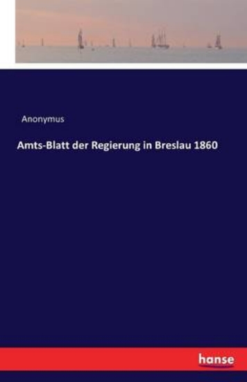 Picture of Amts-Blatt der Regierung in Breslau 1860