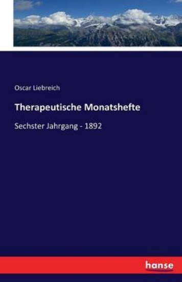 Picture of Therapeutische Monatshefte