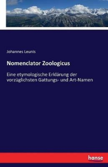 Picture of Nomenclator Zoologicus