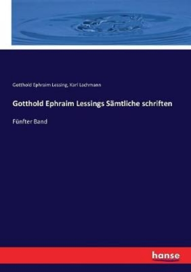 Picture of Gotthold Ephraim Lessings Samtliche schriften