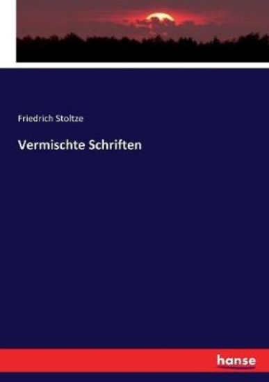 Picture of Vermischte Schriften