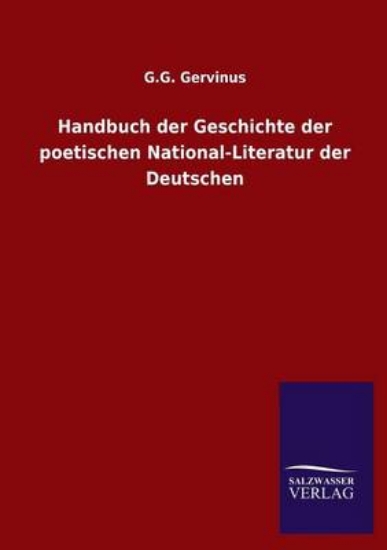 Picture of Handbuch Der Geschichte Der Poetischen National-Li