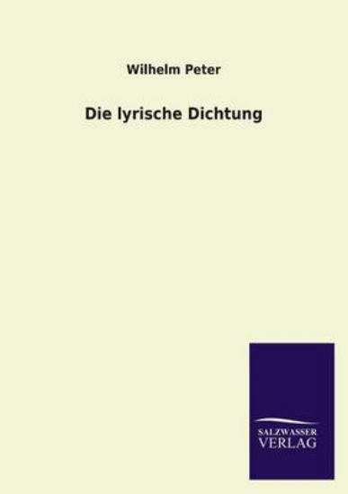 Picture of Die Lyrische Dichtung