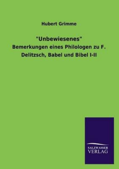 Picture of Unbewiesenes