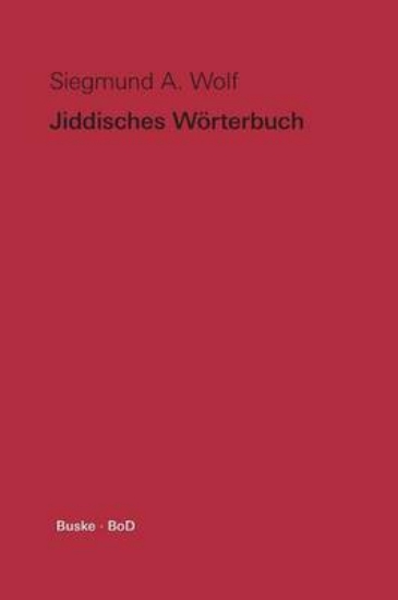 Picture of Jiddisches Woerterbuch