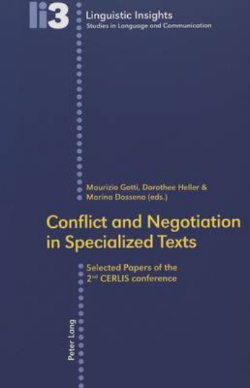 Picture of Conflict and Negotiation in Specialized Texts